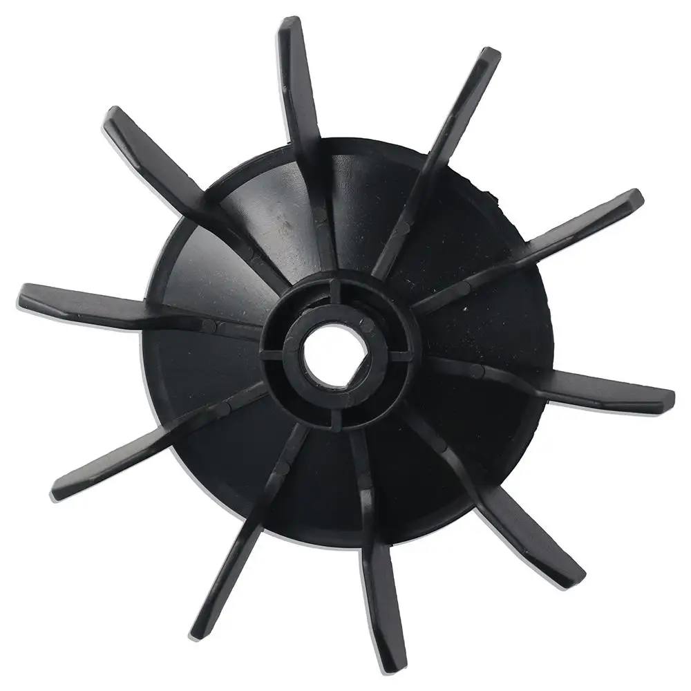 A black plastic fan blade with ten spokes is shown against a white background. The fan blade has a circular opening in the center for attachment. The text overlay announces a "Must-See Deal of the Day" and promotes grabbing "3 top products from just $0.99!" It urges viewers to "shop today and save big!"